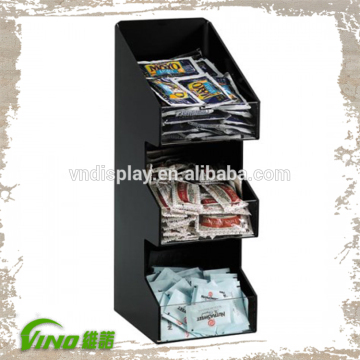 Black And White Condiment Holder, Acrylic Storage, Display Racks And Stands