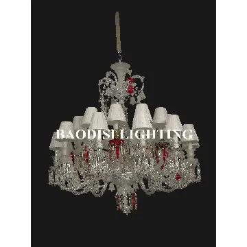 2 layers Glass chandelier, Baccarat Style lighting