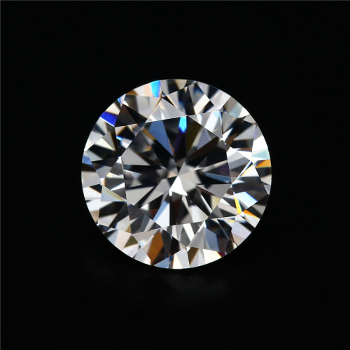 GRA Round White 3 mm-12 mm Pierre de diamant Moisanite Loose