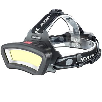 High Lumen Rechargeable LED Head Lamp with COB Technology: USB Stirnlampe, Headtorch, Internals Frontal Floodlight 18650