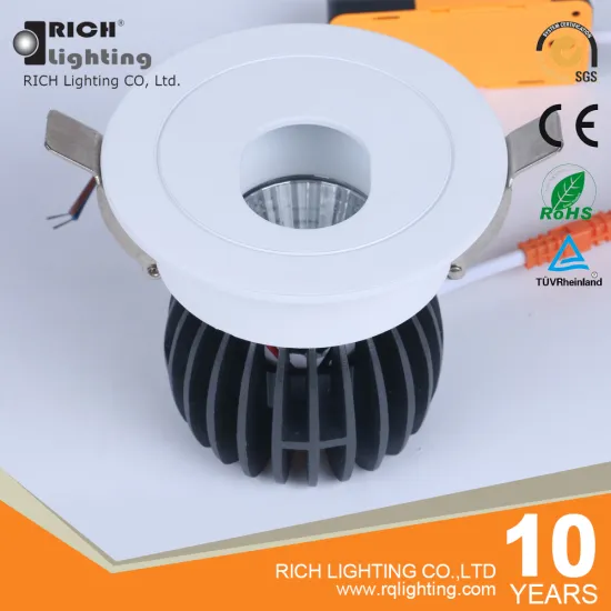 High quality 10W LED spotlight dimmable COB ceiling light 80mm cut out