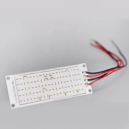 COB Light Source RIRG Solar Street Lamp 3W Green EPistar LED Module Aluminum PCBA