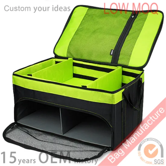 Bistratal foldable storage box for car Multifunctional type for shoes