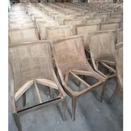 Luxury Hotel Wedding: Wood Louis Dining Chairs