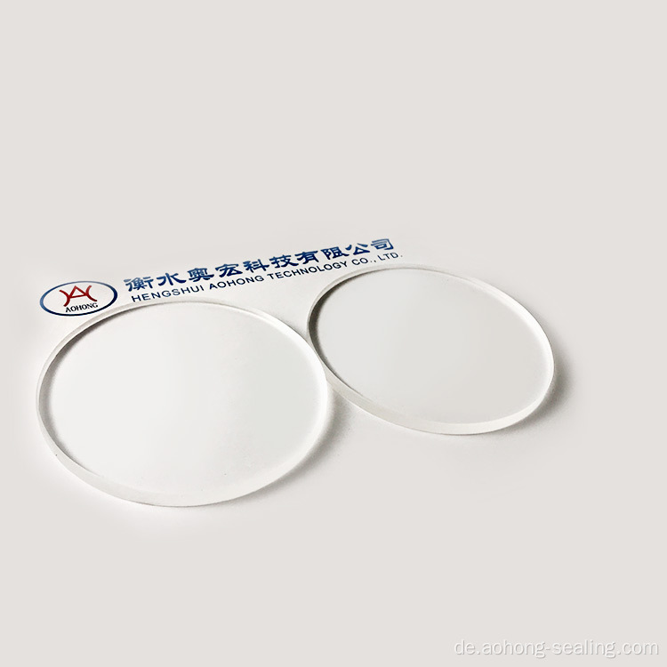 Optische runde klare Quarzglasscheibenquarz -Folie