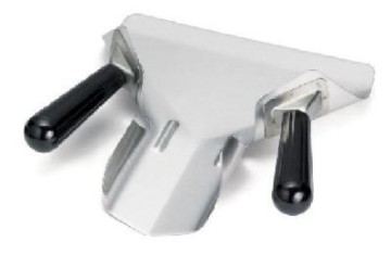 French fry scoop, Dual handle, s/s