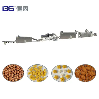 500kg/h Breakfast Cereal Production Line: Corn Flakes & Oatmeal Machinery