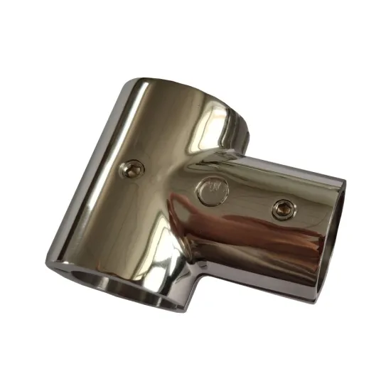 Detachable Tee 316 Stainless Steel Precision Polished 22/25mm for Ship Yacht Engineering Construction