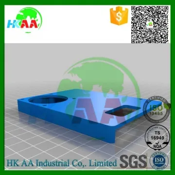 Custom design precision cnc machined aluminum cooling fan cover