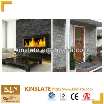 KINSLATE S-0553 Cement Grey Wall Natural slate wall covering