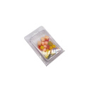 Transparent plastic double clamshell packaging