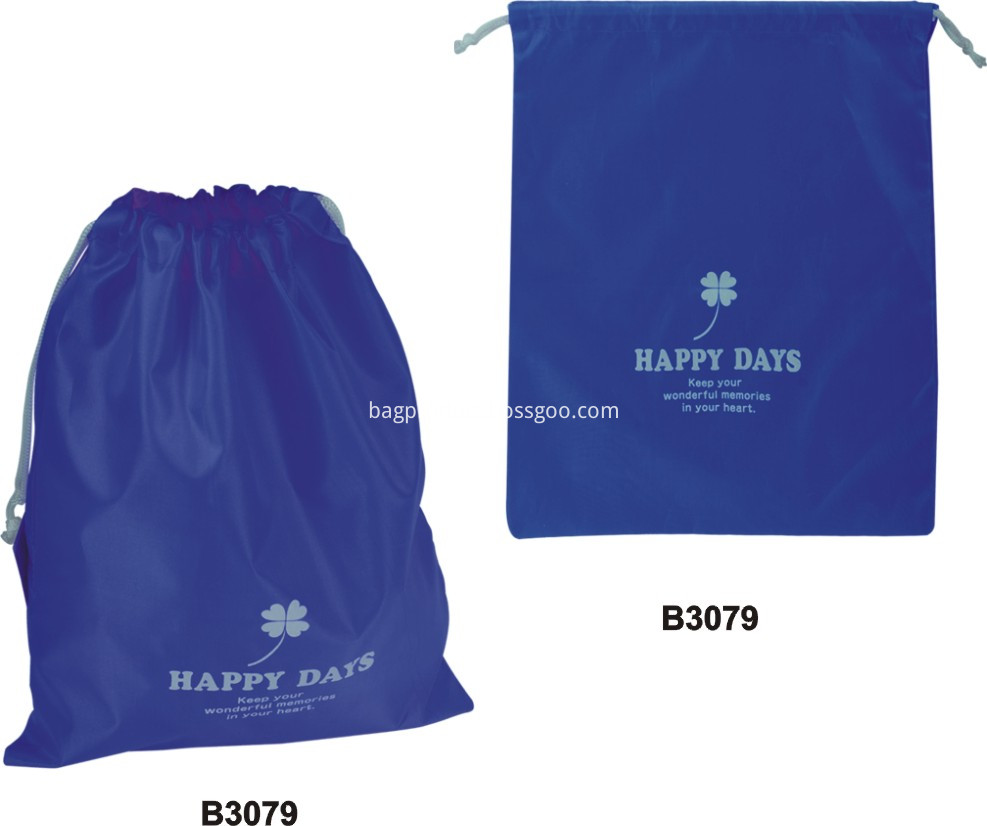 Nylon Drawstring Backpack/promotion Polyester Bag