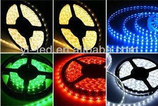 Flexible Ribbon LED Strip, Red o/ Green/Blue/Yellow/white/RGB, 72 watt per roll