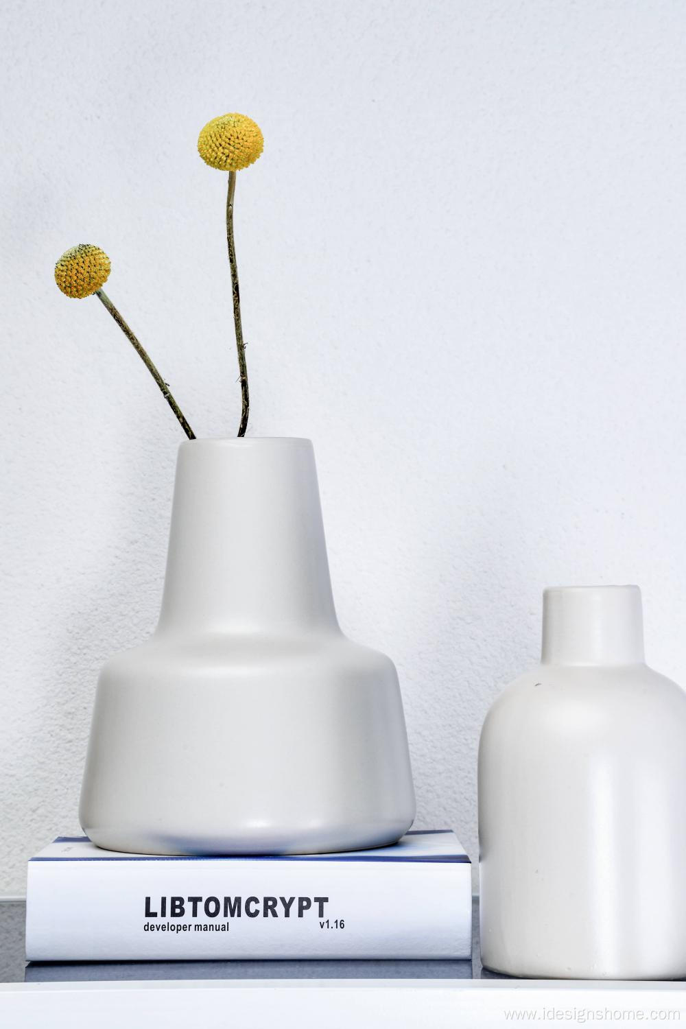 Creative HandBlown Colored Flower Glass Vases for HomeDecor