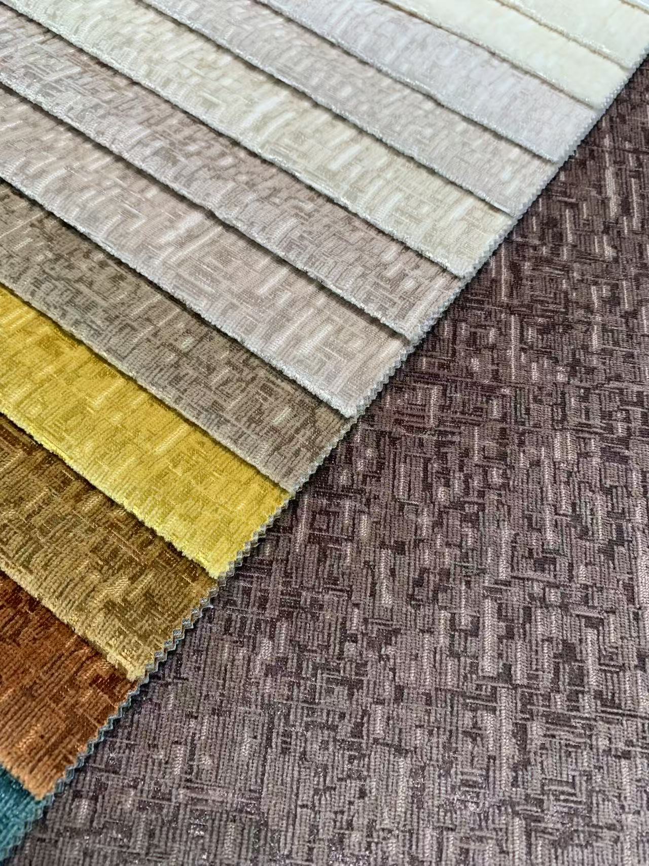 Geometric Upholstery Fabric for Sofa