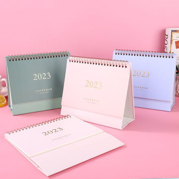 Custom 2023 Calendari mensili di pareti mensili in inglese e francese in CMYK Full Colours, 365 Days - Desk &amp; Advent Table Calendar