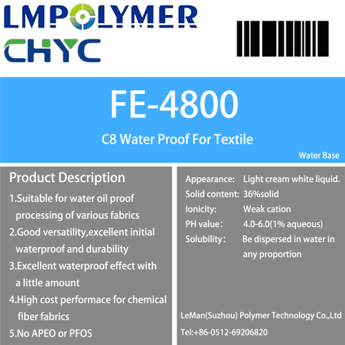 Durable Water repellent FE-4800 for Textile