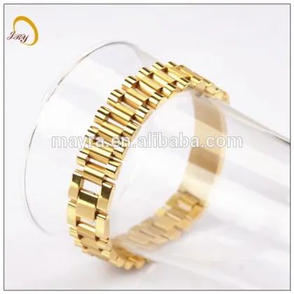gold plate bracelet jewelry fashion stainless steel jewelry