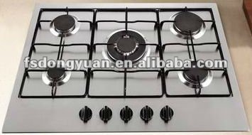 5 burner gas hob