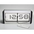 High Metal Box Flip Table Clock