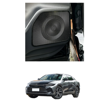 Toyota Crown Door Speaker Cover - Automotive Stainless Steel Interior Accessories