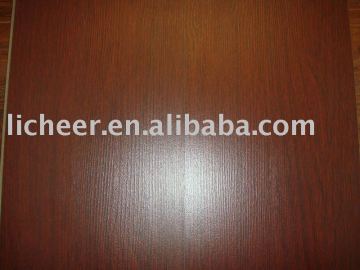 Laminate flooring small embossed surface/dark brown laminate flooring