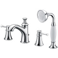 Handheld 2 Knob Bathtub Faucet Oil Rubbed Bronze