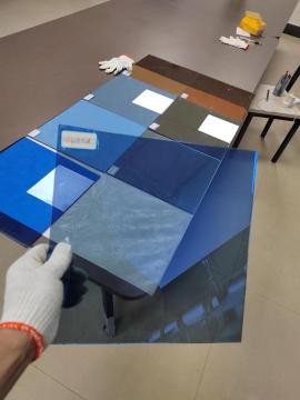 Dunkelgrün blauer Eurograu Bronze Reflektierende Glas