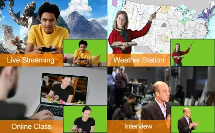 Chroma key green screen background stand green screen
