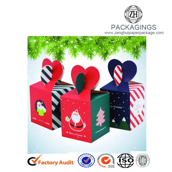Christmas Eve gift apple packaging box foldable