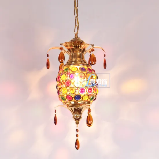 Modern iron led fancy light glass pendant light 015