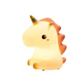 Lámpara de noche de unicornio de silicona suave