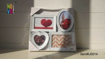 injection photo frame with 4 openings