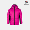 Chaqueta con capucha de invierno para niños, cálida y elegante