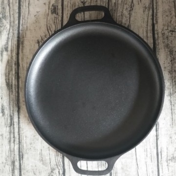 Round Pre-seasoned cast iron fry pan,skillet