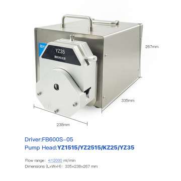 Explosion-Proof Peristaltic Pump Stainless Steel FB600S-05 for Mines and Industries