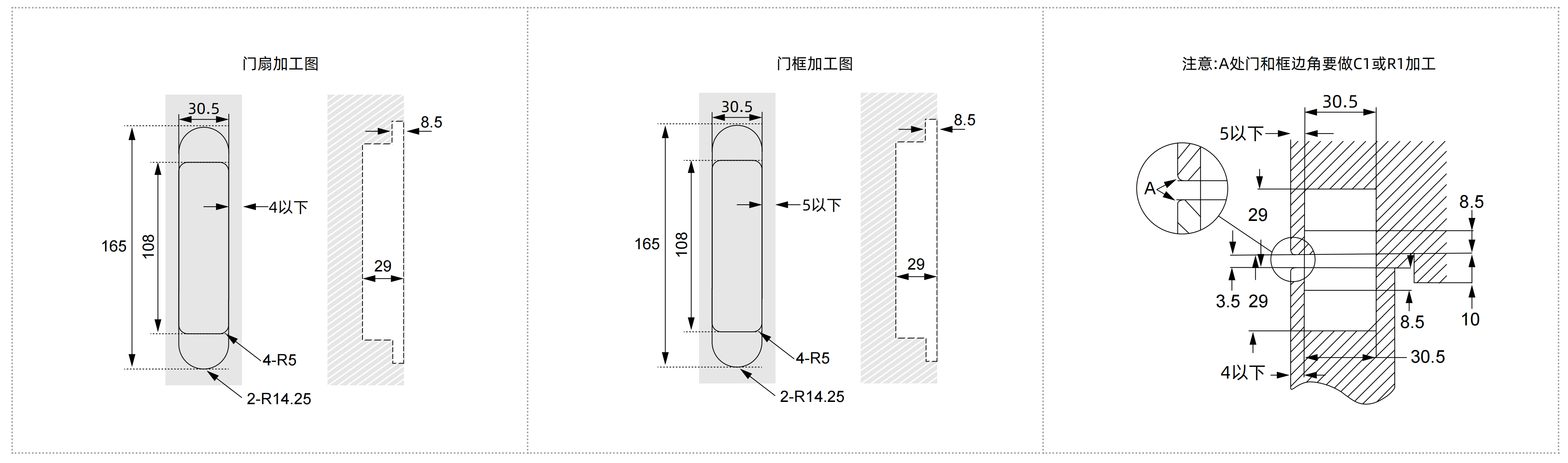 Схема ўстаноўкі схаваных завес