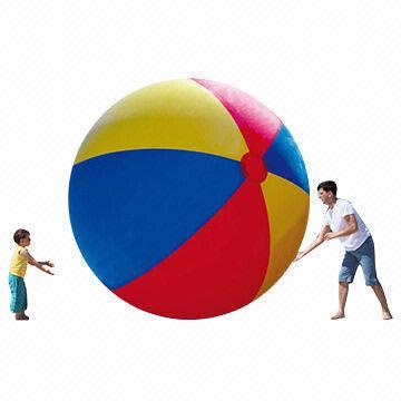 Inflatable Big Beach Ball, Customized Colors, Logos and Sizes Available