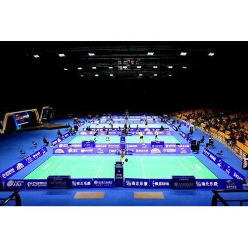 Vinyl mobile badminton court sports flooring mat