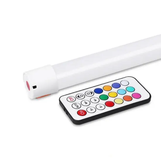 4500mAh Portable USB Charging T8 RGB LED Tube Light with APP Control and Color Changing
