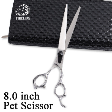 Firelion 8.0 Inch JP440C Matt Silver Pet Grooming Scissors