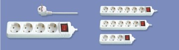 3/4/5/6 Ports EU Power Extension Socket with CE