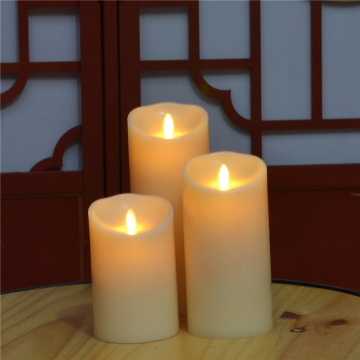 Lilin LED Flickering Flameless dengan Bergerak Flame