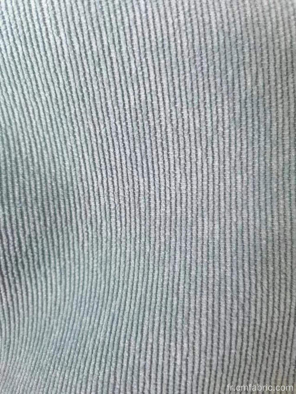 Tissu de Corduory Polyester Spandex 21wales