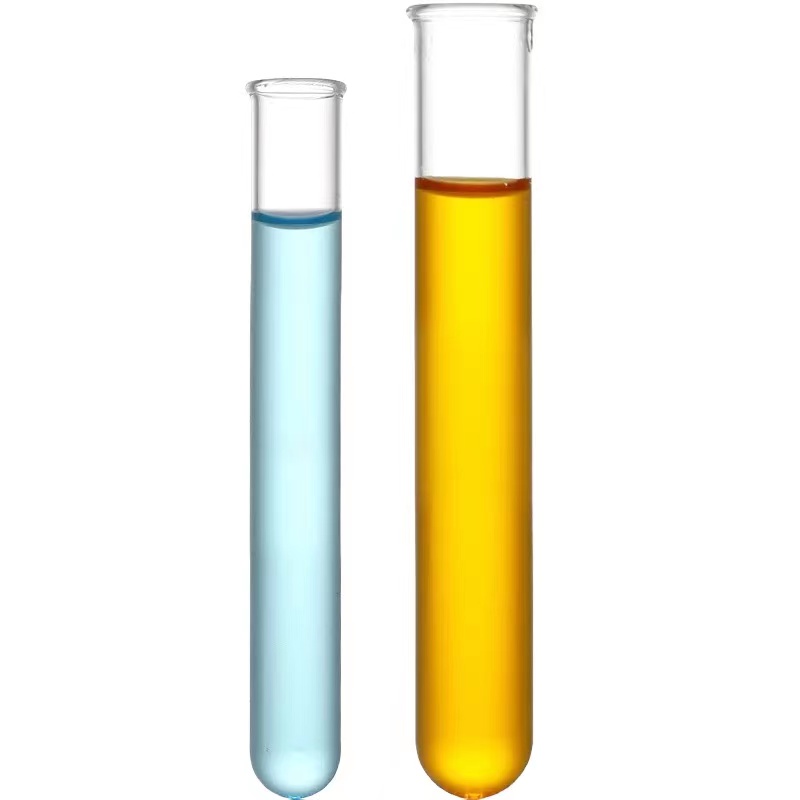 Cylindrical Borosilicate Glass Test Tube with Rim 25ml