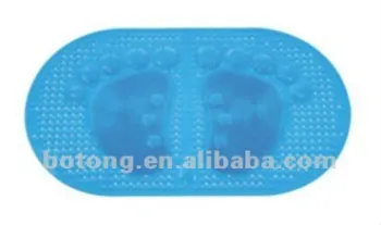 oval pvc anti slip bath mat