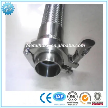 Milk, beer flexible metal hose