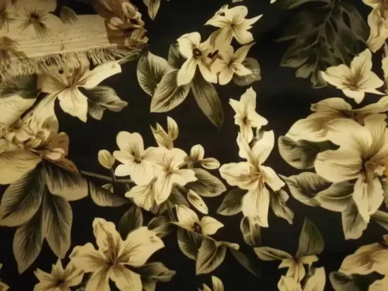 100% POLYESTER WOOLPEACH PRINTED FABRIC