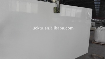 White color natural surface marble looking artificial quartz stone