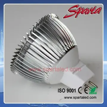 Aluminum shell led spotlight 3w CE